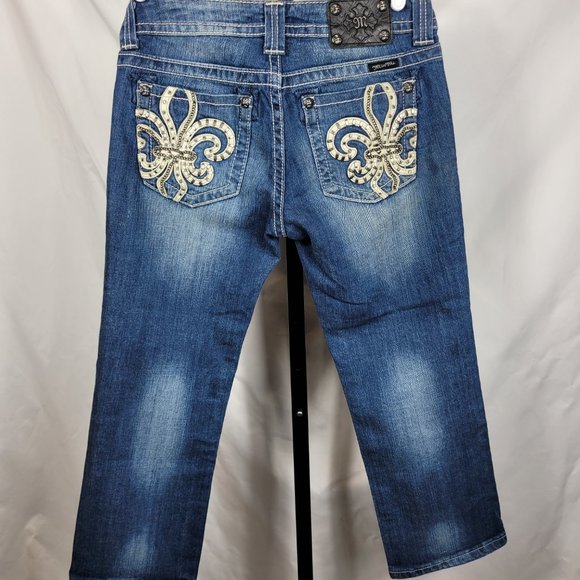 Miss Me Women's Capri Blue Jeans - Picture 8 of 9